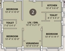 3 BHK Flat in Tirupati Paradise in Narendrapur, Kolkata - Image 909184