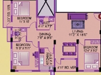 3 BHK Flat in Todi Sunny Skyline in Garia, Kolkata - Image 909191