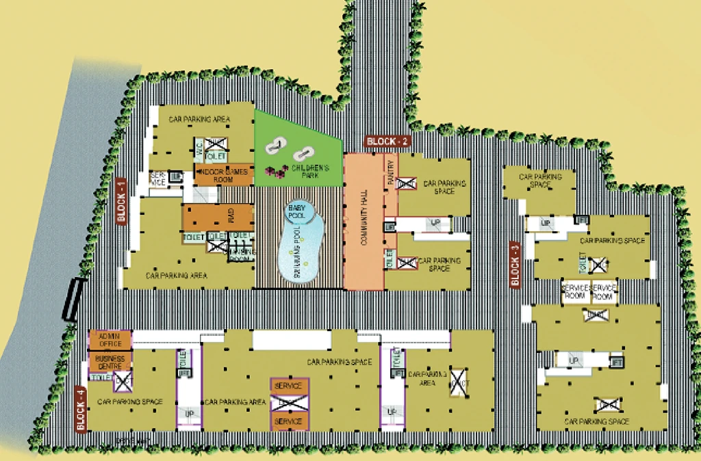 Master Plan of Todi Sunny Skyline in Garia, Kolkata - Image 382660