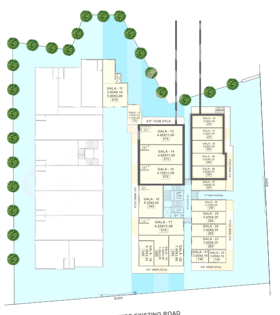 Master Plan of Riddhi Pride Industrial Estate in Vasai East, Palghar - Image 382354