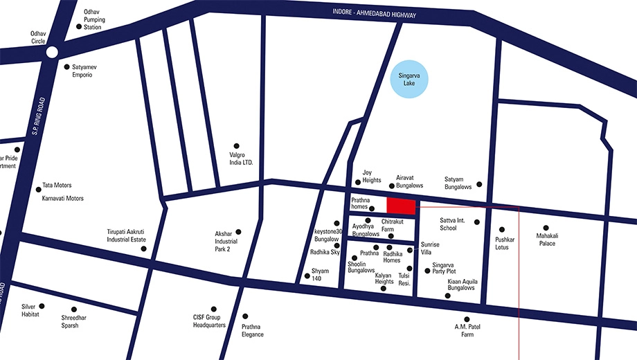 Location of Shyam Balraj Heritage - Image 381924
