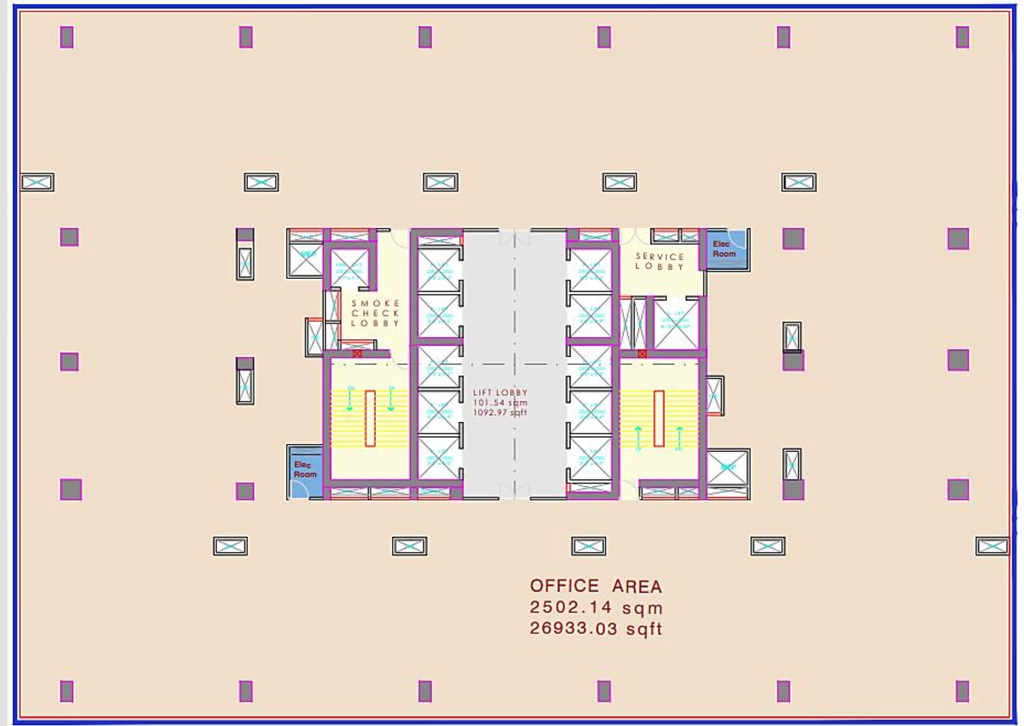 Floor Plan of Iconic Suraj One Business Bay in Mahim West, Mumbai - Image 382014
