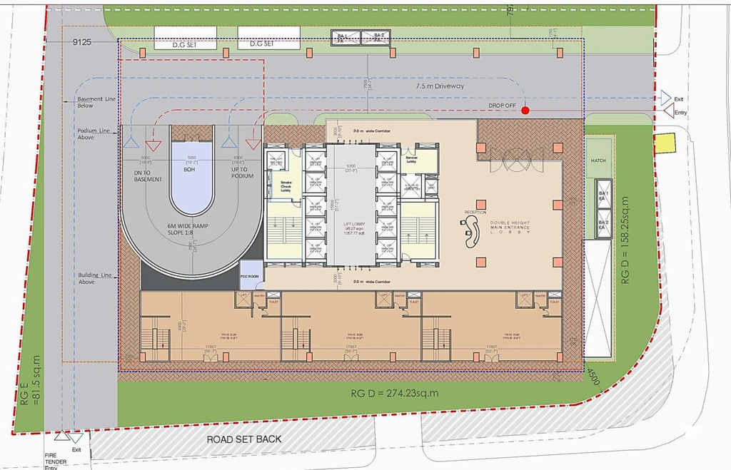 Master Plan of Iconic Suraj One Business Bay in Mahim West, Mumbai - Image 382017