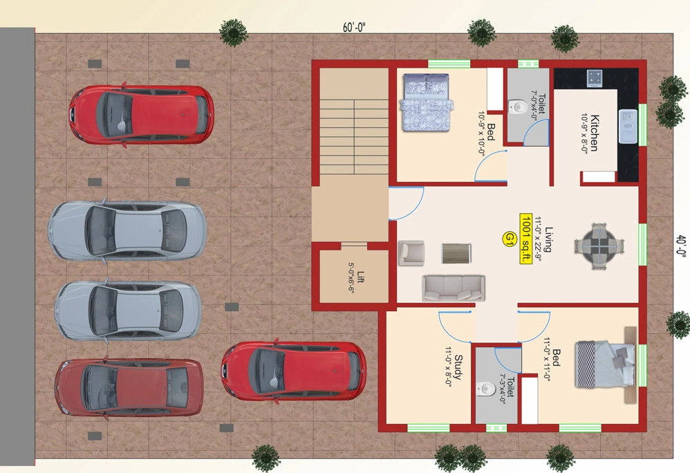 Master Plan of Aliyah Iris in Perungudi, Chennai - Image 381660