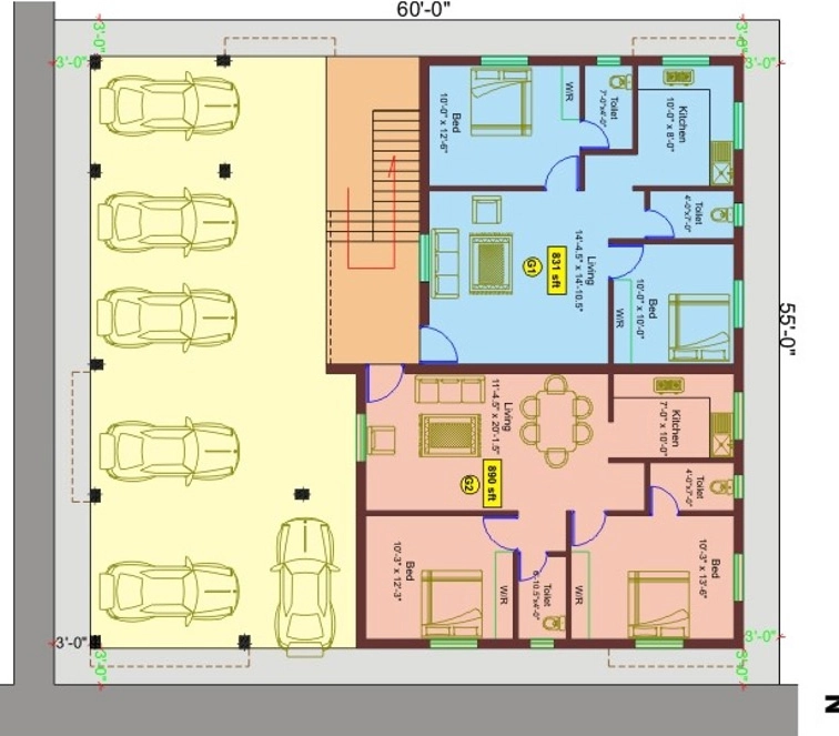 Master Plan of Aliyah Prince Court in Thoraipakkam, Chennai - Image 381665