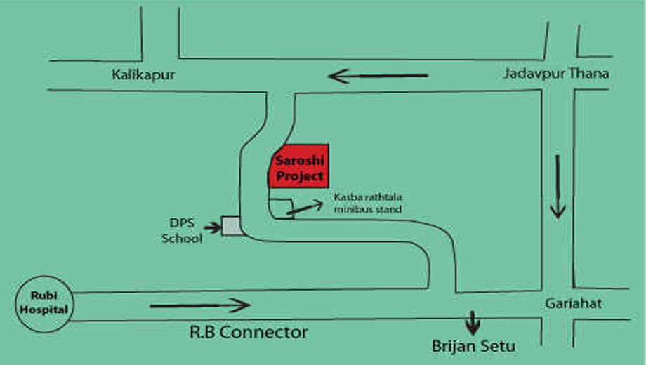 Location of Bengal Shelter Sarosi - Image 382396