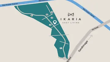 Location of Adani Shantigram - Ikaria - Image 22303