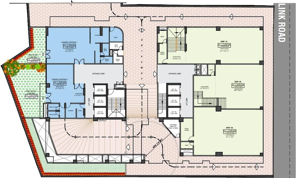Master Plan of Pecan Yura Business Park in Juhu, Mumbai - Image 382479