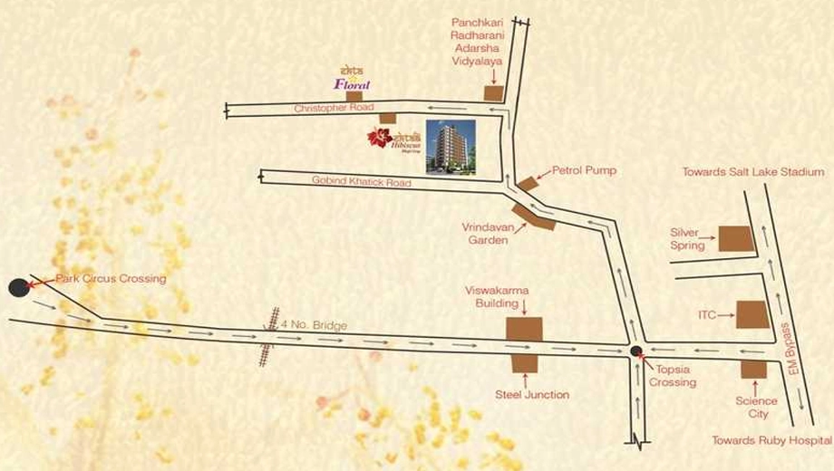 Location of The Ektaa Hibiscus - Image 382615