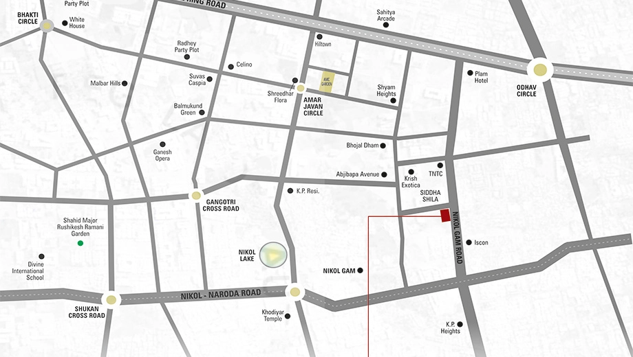 Location of Kamdhenu Heights - Image 382033