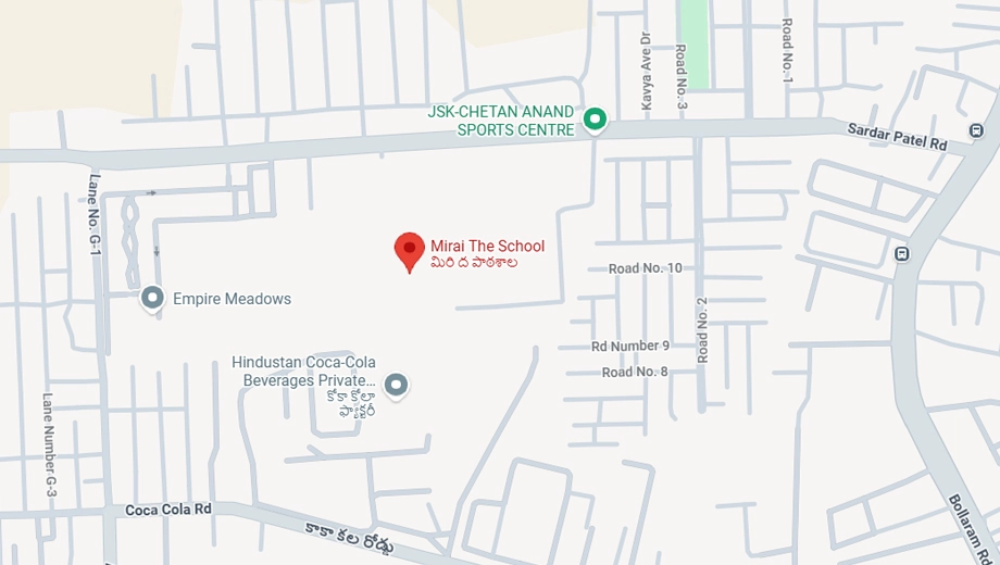 Location of Confident Aarunya Residency in Miyapur, Hyderabad - Image 381800