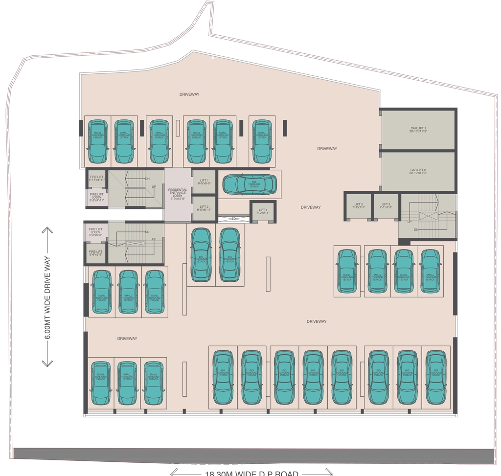 Master Plan of Sparkles Mitali Business Centre in Malad East, Mumbai - Image 383033