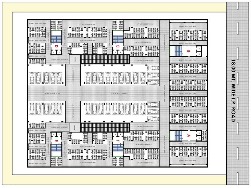 Master Plan of DBS Sarva Residency in Kathwada, Ahmedabad - Image 381953