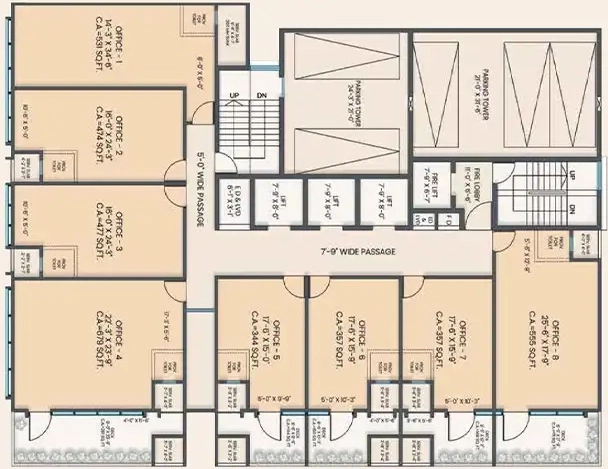 Floor Plan of SM Seasons Metro in Thane West, Thane - Image 382420