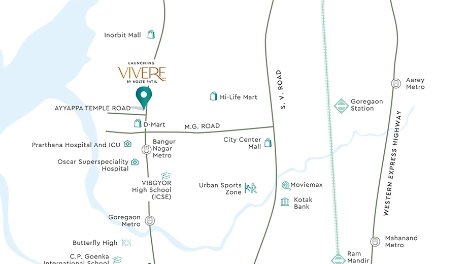 Location of Kolte Patil Vivere - Image 392184