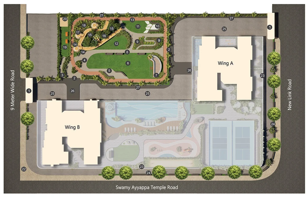Master Plan of Kolte Patil Vivere in Goregaon West, Mumbai - Image 408809