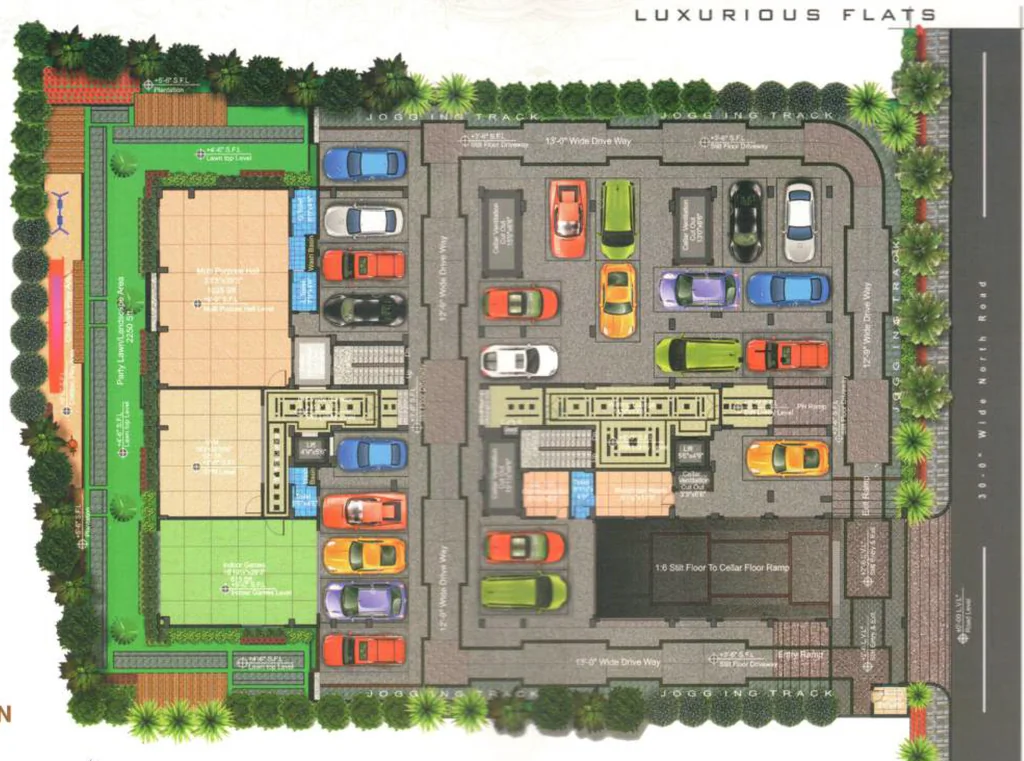 Master Plan of Dhriti Rockford Ridge in Serilingampally, Hyderabad - Image 382029
