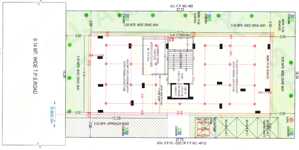 Master Plan of Mitraa Haash Sparsh in Paldi, Ahmedabad - Image 385076