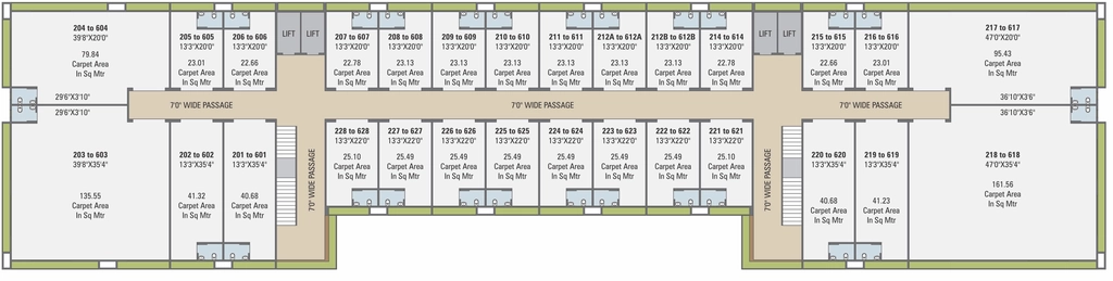 Floor Plan of Commercial Star Empire And Elegance in Nava Naroda, Ahmedabad - Image 382264