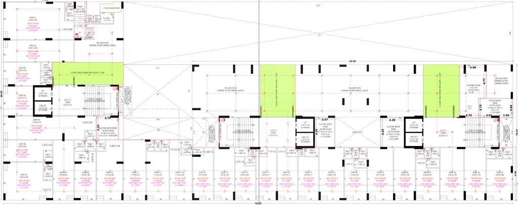 Floor Plan of Commercial Beverlynn Vasudha in Vastral, Ahmedabad - Image 382215