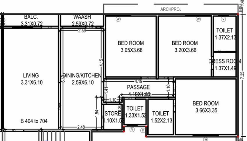 3 BHK Flat in Easy Way Sapphire Avenue in Akota, Vadodara - Image 908933