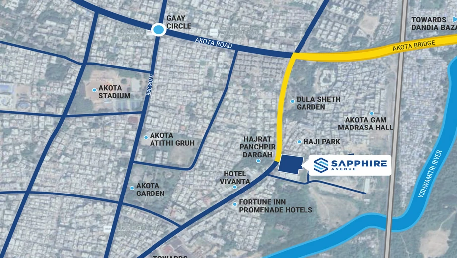 Location of Easy Way Sapphire Avenue - Image 382109