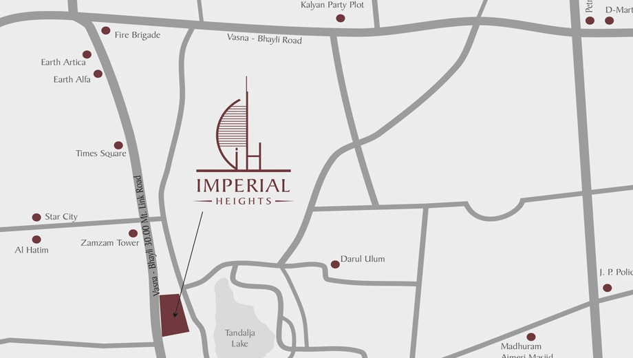 Location of Alif Imperial Heights - Image 382114