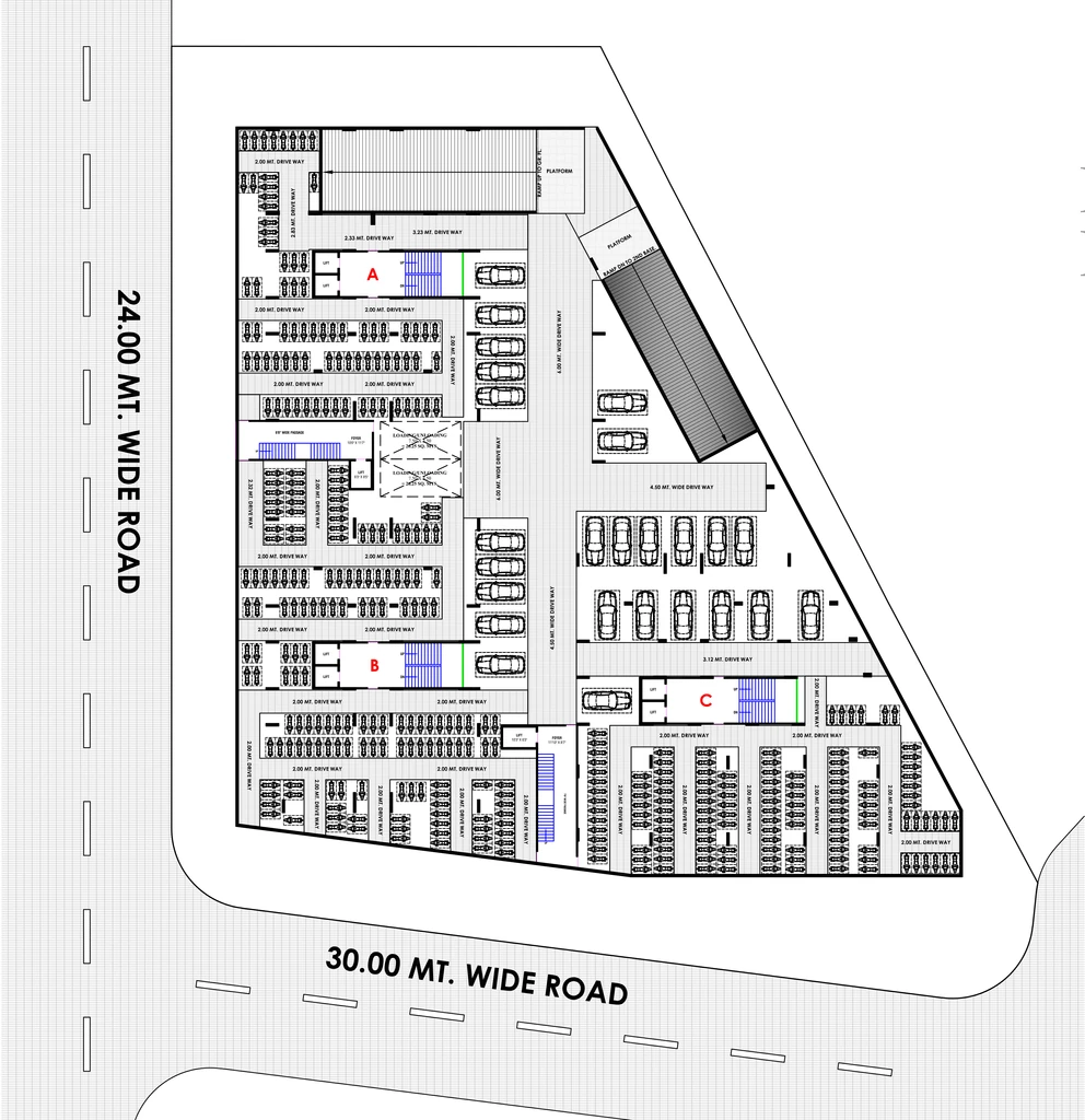 Master Plan of Commercial Kesar Empire in Nikol, Ahmedabad - Image 383193