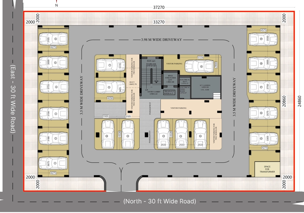 Master Plan of Adiilaksmi Crystal in Raghunathpur, Bhubaneswar - Image 382359