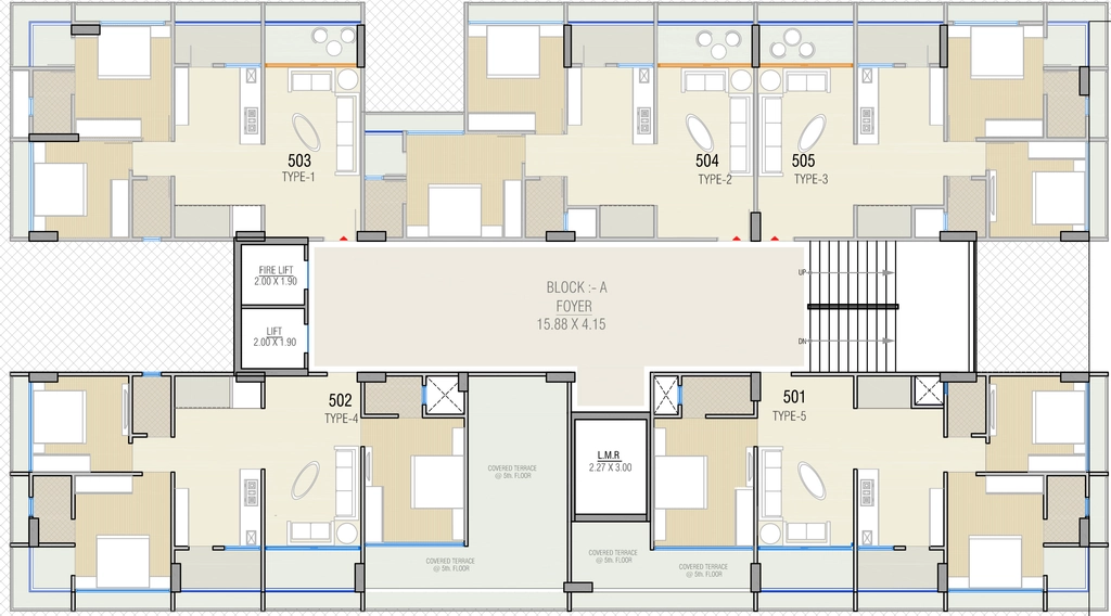 Floor Plan of Shree Tokyo Town in Nikol, Ahmedabad - Image 383039