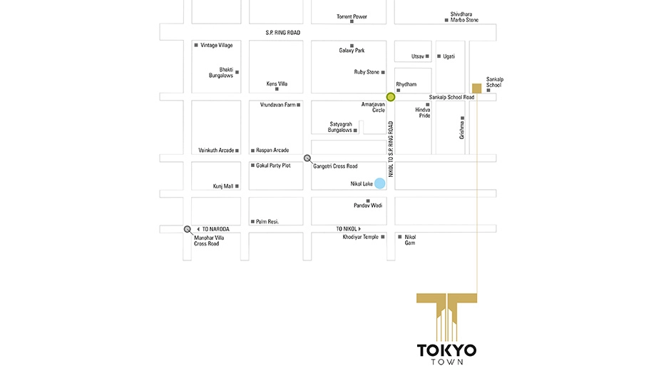 Location of Shree Tokyo Town - Image 383038