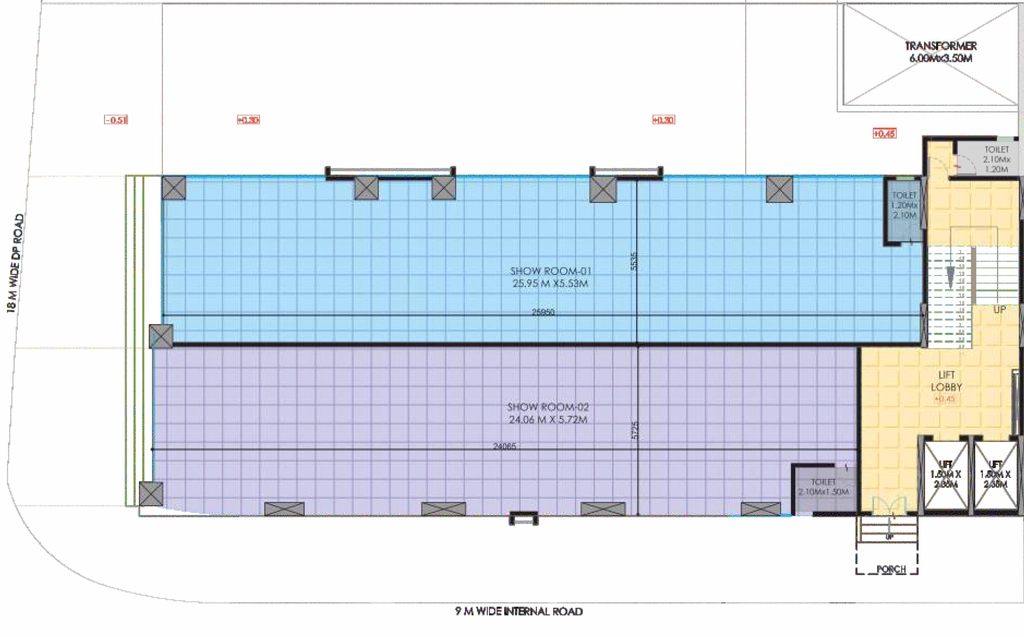Floor Plan of Aaeshka Pancard Business Hub in Baner, Pune - Image 401751