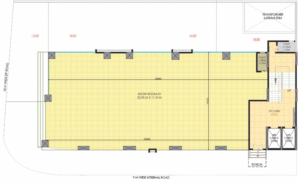 Floor Plan of Aaeshka Pancard Business Hub in Baner, Pune - Image 401753