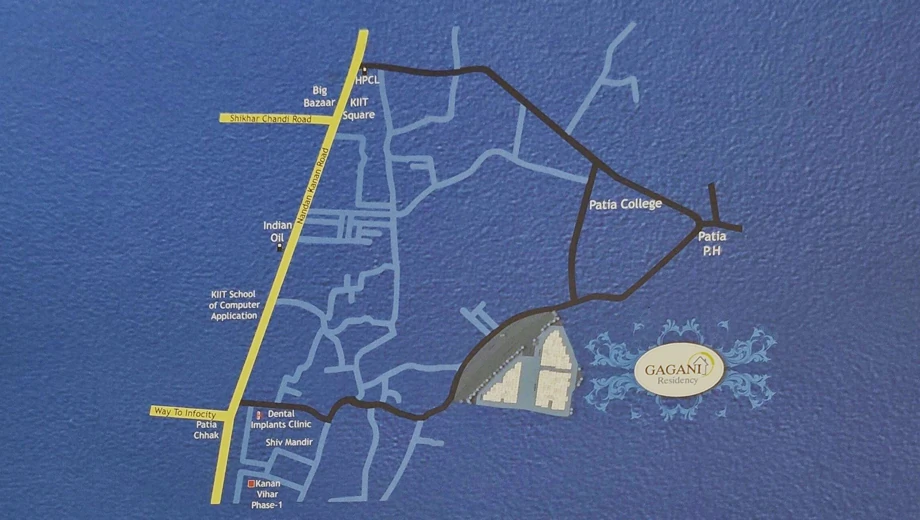 Location of Anupam Gagani Residency - Image 383215