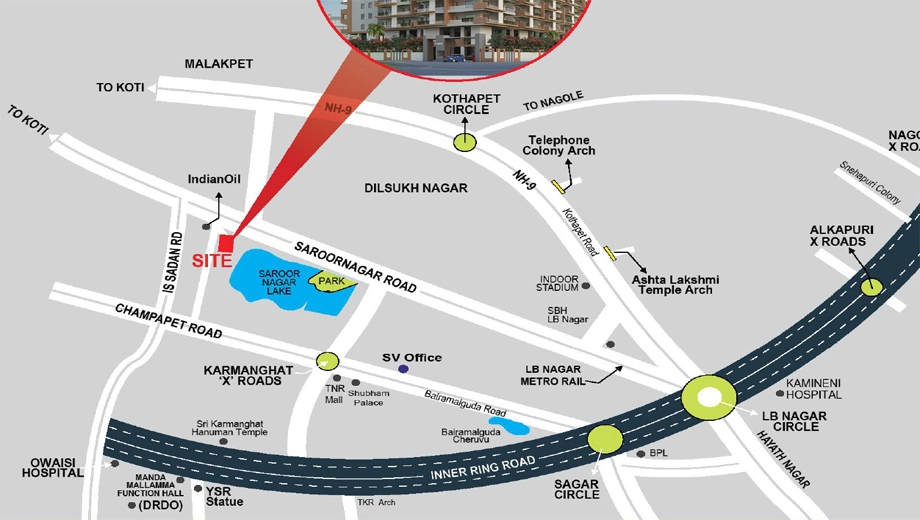 Location of Gajaraj Enclave - Image 382176