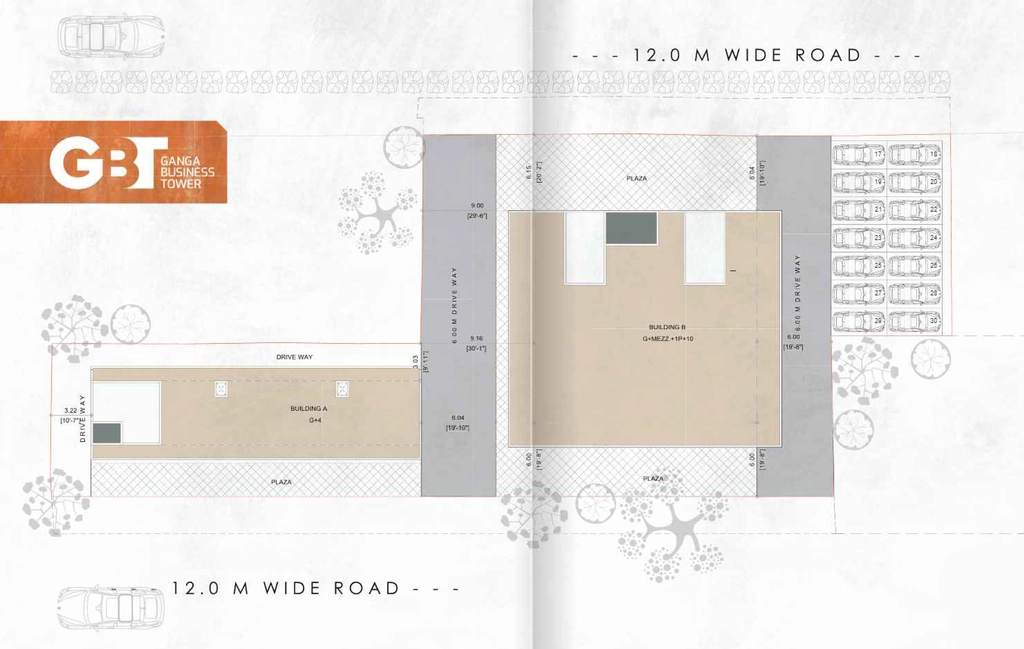 Master Plan of Royal Ganga Business Tower in Balewadi, Pune - Image 382636