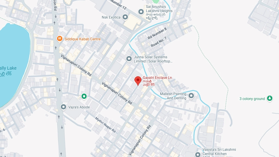 Location of Gayatri Enclave in Bachupally, Hyderabad - Image 382183