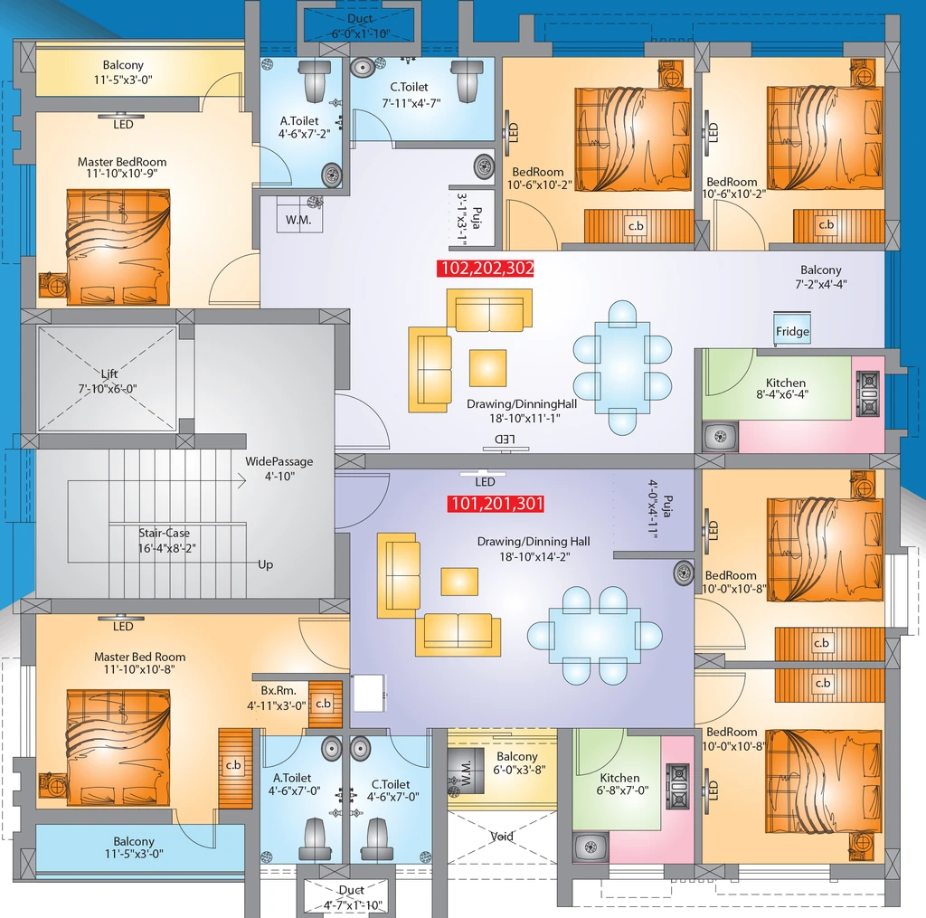 Floor Plan of Baishnodevi Sai Prashad in Patia, Bhubaneswar - Image 383220