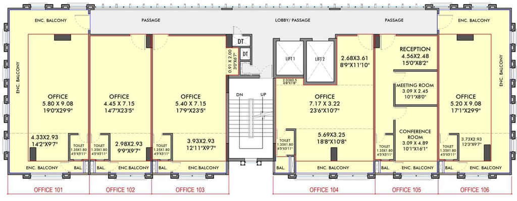 Floor Plan of GRD Westfield 23 in Baner, Pune - Image 383184