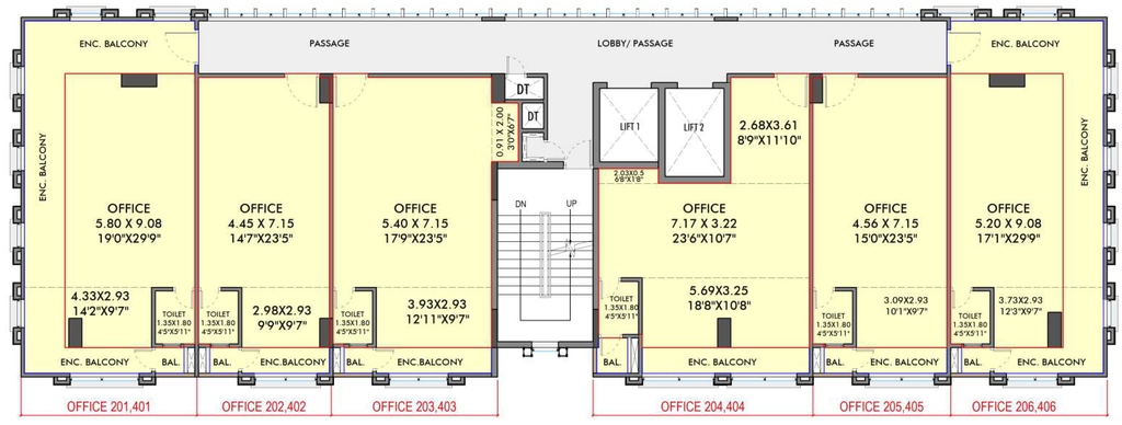 Floor Plan of GRD Westfield 23 in Baner, Pune - Image 383185