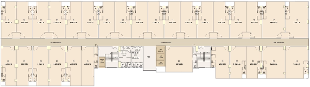 Floor Plan of DNK Square in Viman Nagar, Pune - Image 383694