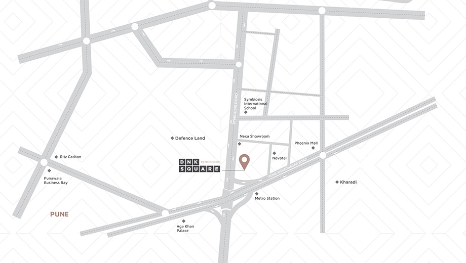 Location of DNK Square in Viman Nagar, Pune - Image 383691