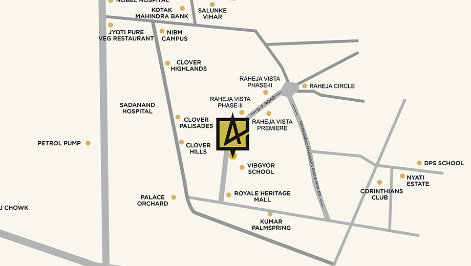 Location of Arhumashtika The Atrium NIBM - Image 383562