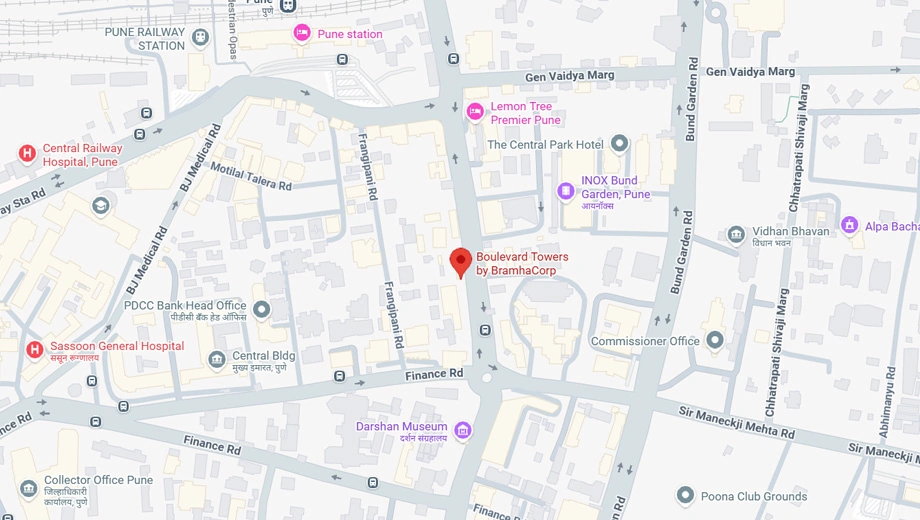 Location of Bramha Boulevard in Camp, Pune - Image 383203