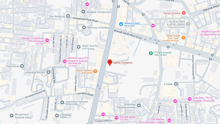 Location of Sattva Techpoint in Kharadi, Pune - Image 383573