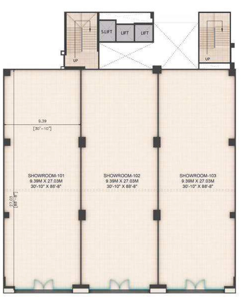Floor Plan of Konark Alpha in Kharadi, Pune - Image 402037