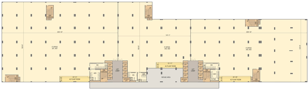 Floor Plan of Amar Nandan Tech Park in Balewadi, Pune - Image 401821