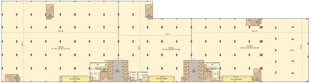 Floor Plan of Amar Nandan Tech Park in Balewadi, Pune - Image 401820