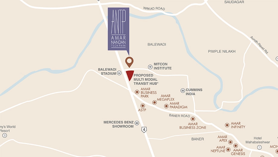 Location of Amar Nandan Tech Park - Image 401819