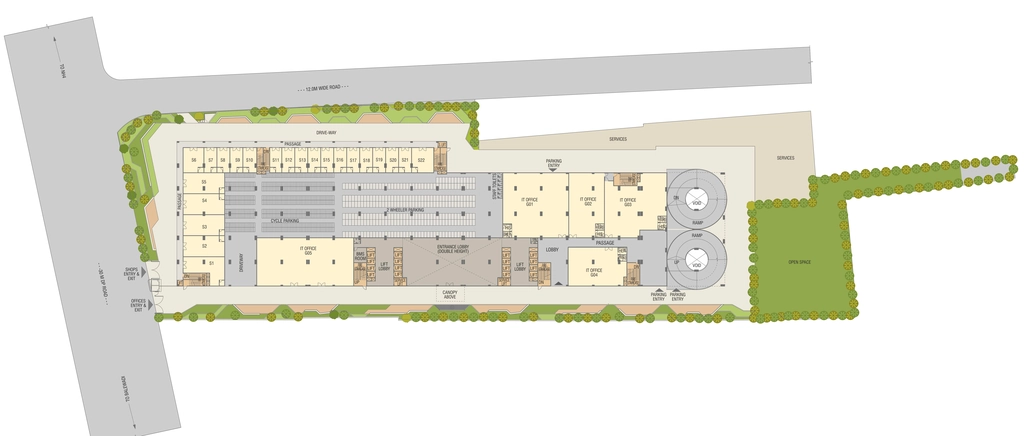 Master Plan of Amar Nandan Tech Park in Balewadi, Pune - Image 401822